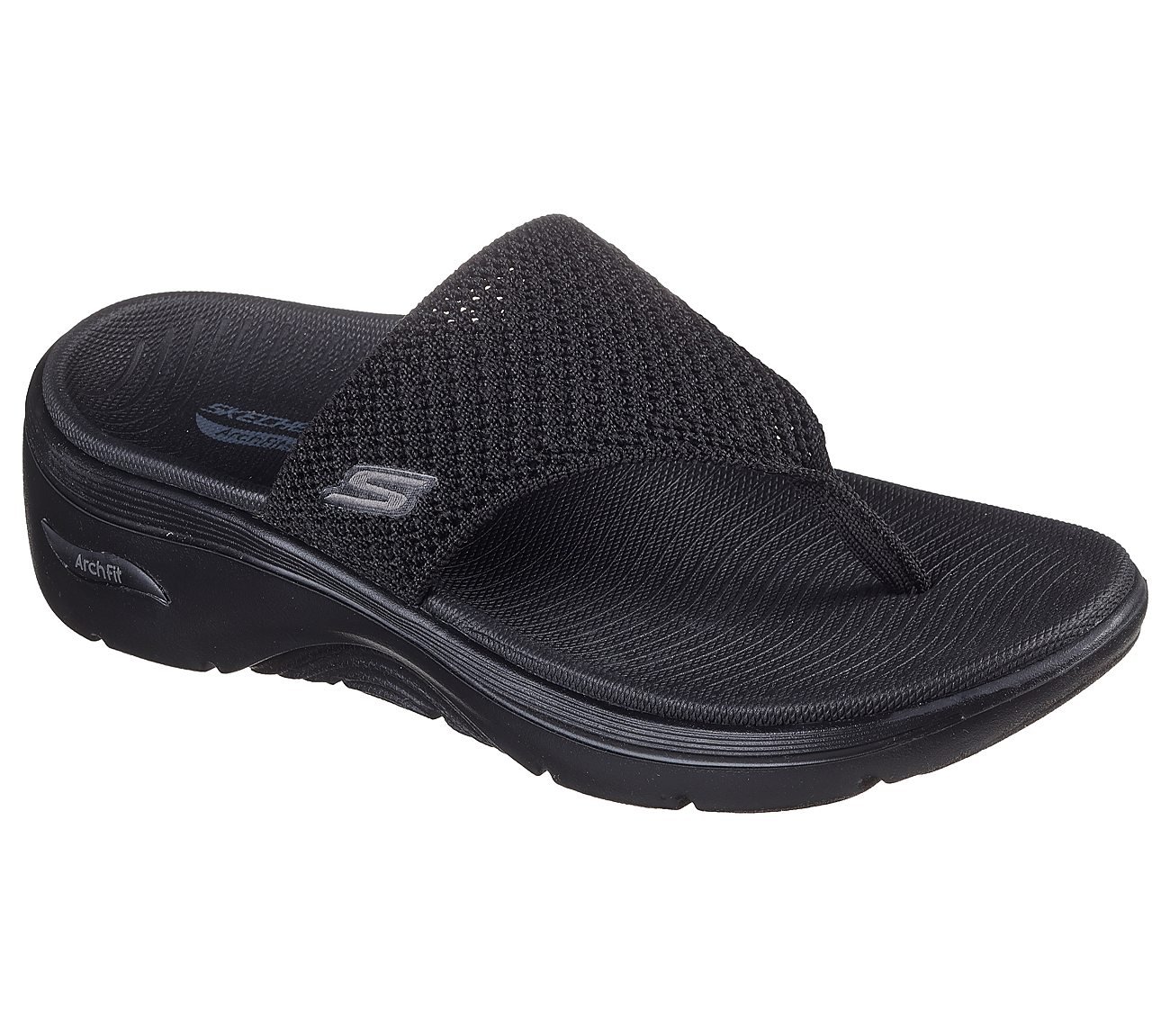 GO WALK ARCH FIT 2, BLACK Footwear Right View