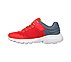 RAZOR FLEX - MEZDER, RED/CHARCOAL Footwear Left View