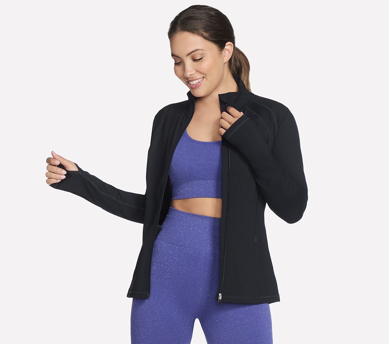 GOWALK JACKET, BBBBLACK Apparels Bottom View