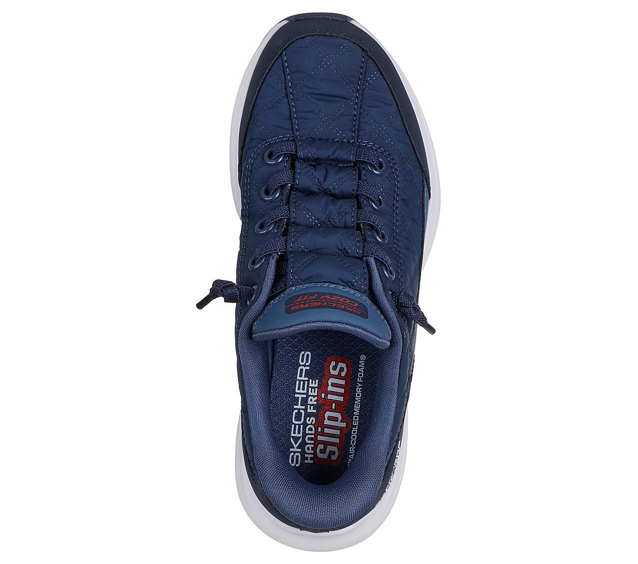 CONTOUR FOAM - COZY FIT, NAVY Footwear Top View