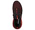 SKECH-AIR STRATUS - CREDIN, BLACK/RED Footwear Top View