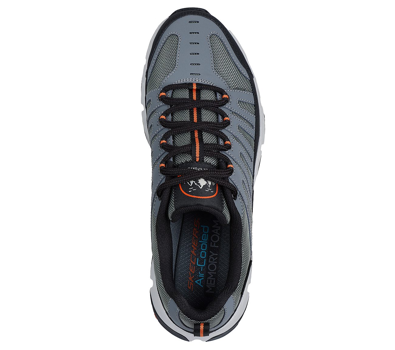 CROSSBAR - STILHOLT, GREY/ORANGE Footwear Top View