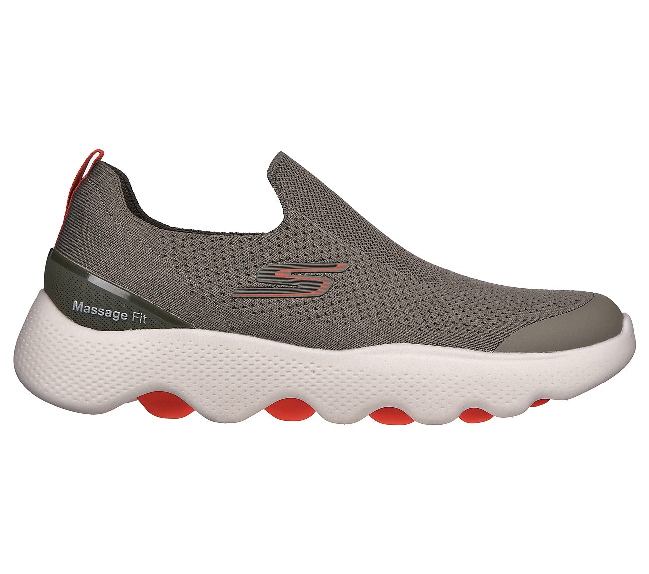 GO WALK MASSAGE FIT - TIDAL, TTAUPE Footwear Lateral View
