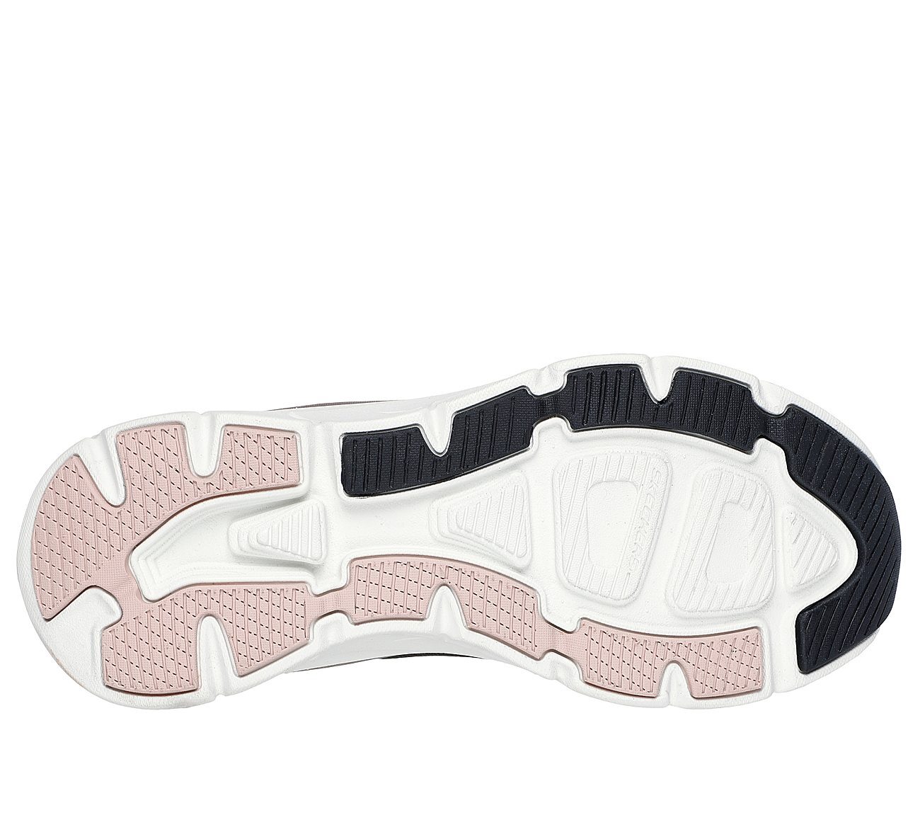 D'LUX WALKER 2.0-GRADIENT GLAM, BLACK/ROSE GOLD Footwear Bottom View