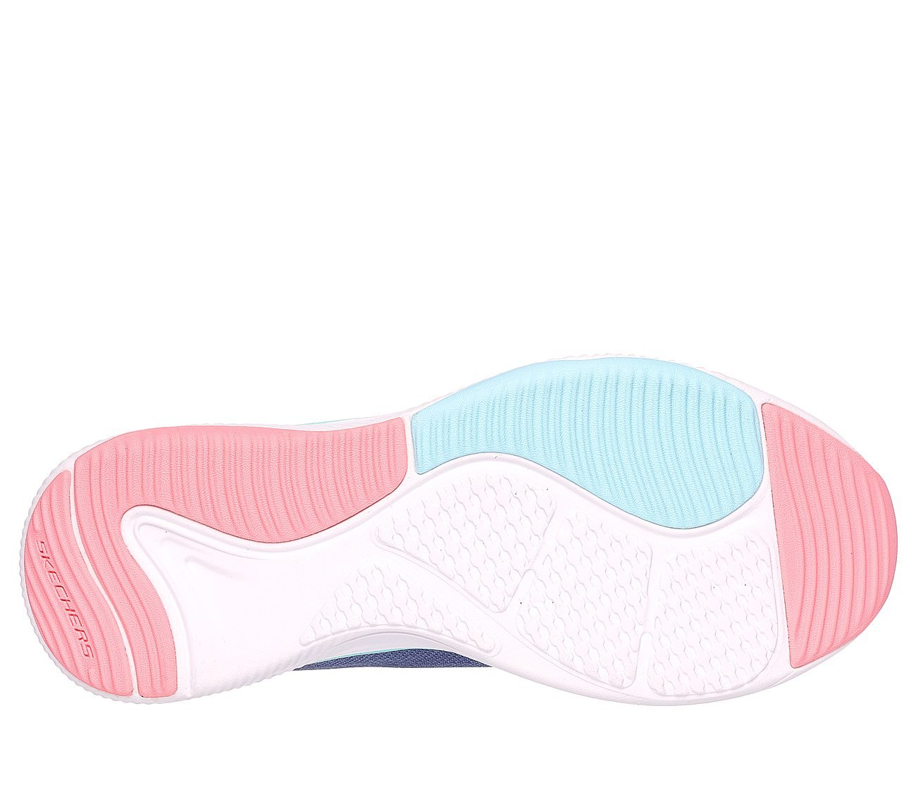 RELAXED FIT: D'LUX FITNESS, SLATE/PINK Footwear Bottom View