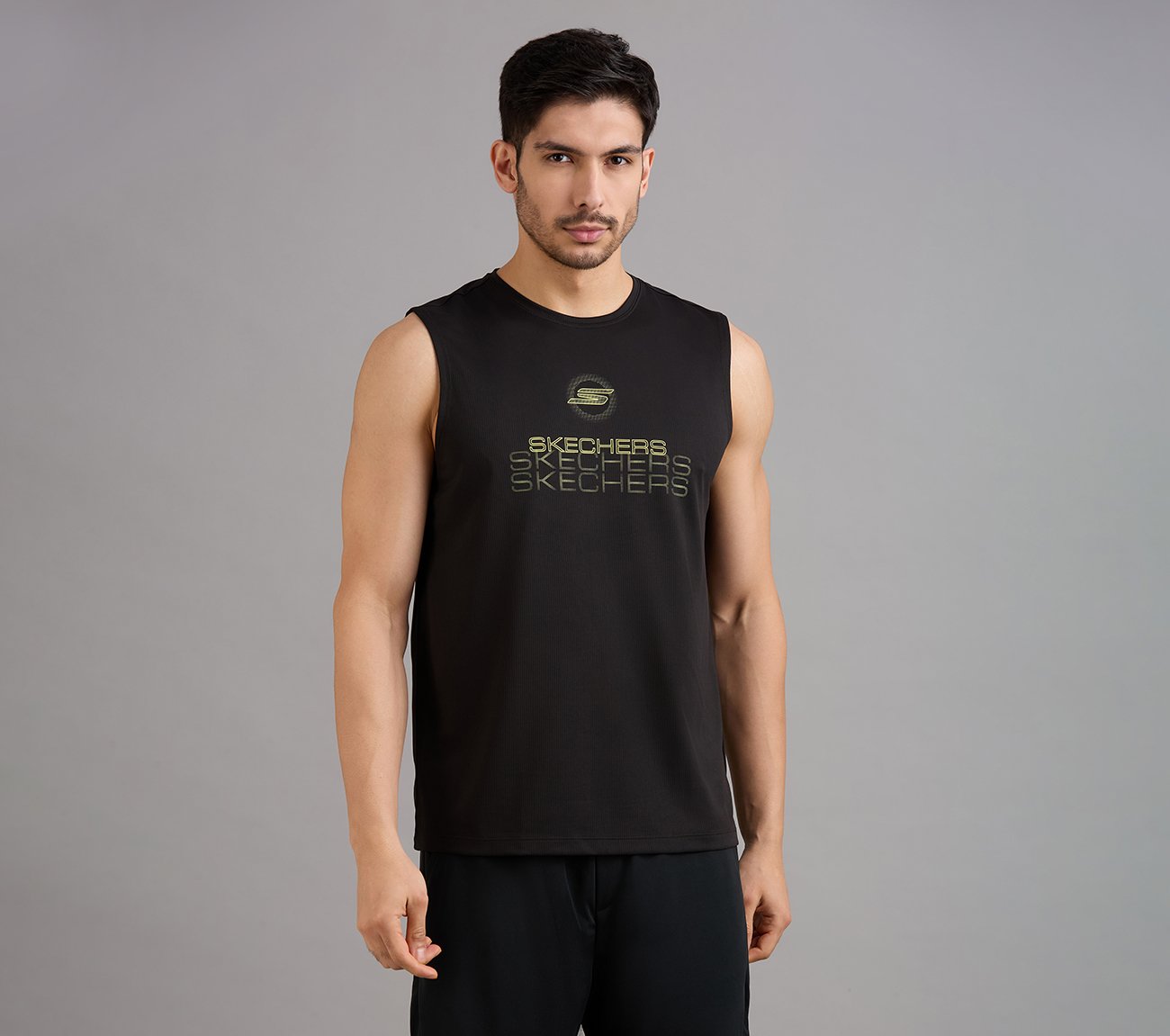 SMOKE EFFECT PICKLEBALL TANK, BLACK