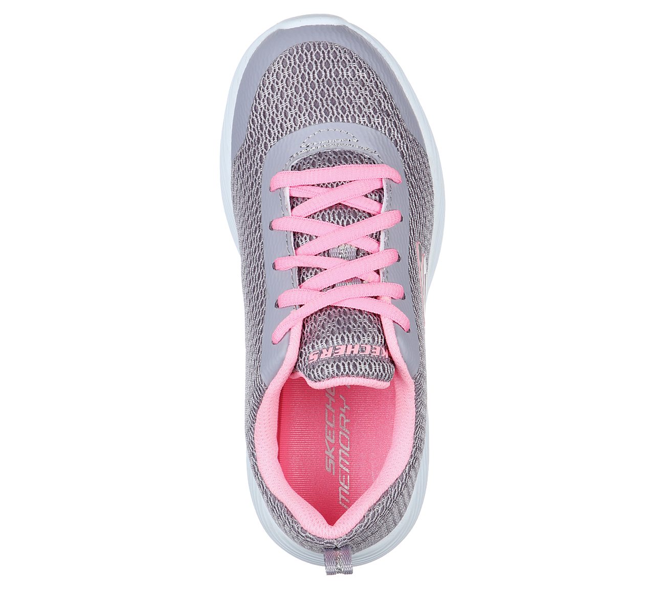 DYNA-LITE-ULTRA DASH, GREY/PINK Footwear Top View