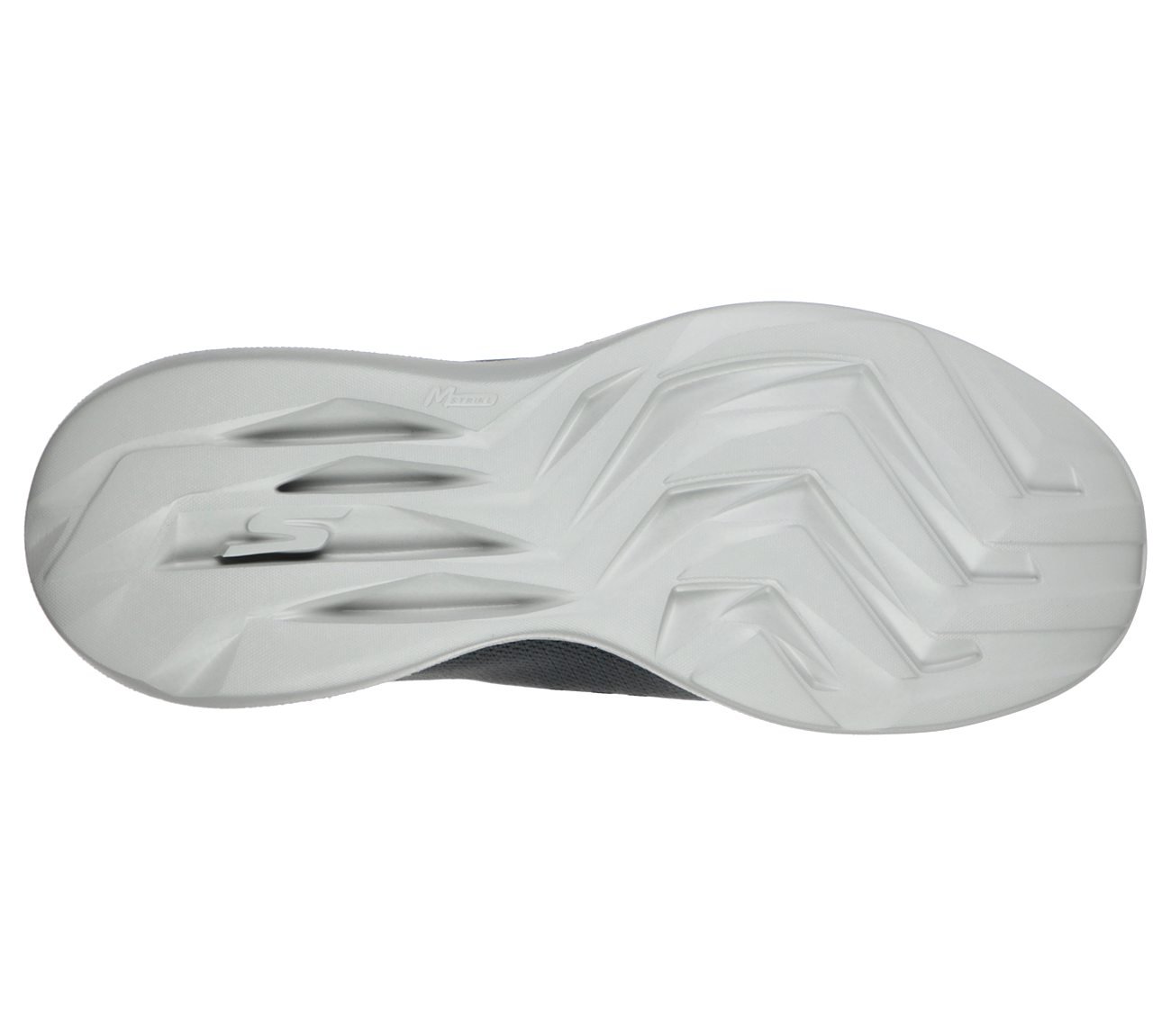 GO RUN FAST - VALIANCE, CHARCOAL/BLUE Footwear Bottom View