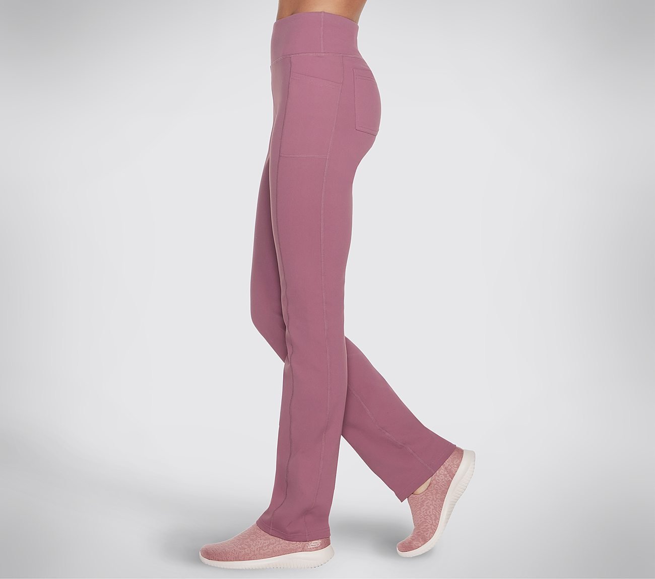 GOWALK PANT JOY, DARK MAUVE Apparel Bottom View