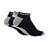 3PK MENS HALF TERRY LOW CUT, BLACK/GUNMETAL/BLUE