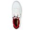 COURT STRIKER, WHITE/RED Footwear Top View