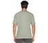 LATITUDE T-SHIRT, LIGHT GREY/GREEN Apparels Top View