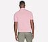 GODRI PREMIER STRIPE POLO, MAUVE/NATURAL