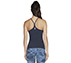 GOWALK RACERBACK SHELF BRA CA, NNNAVY Apparel Top View