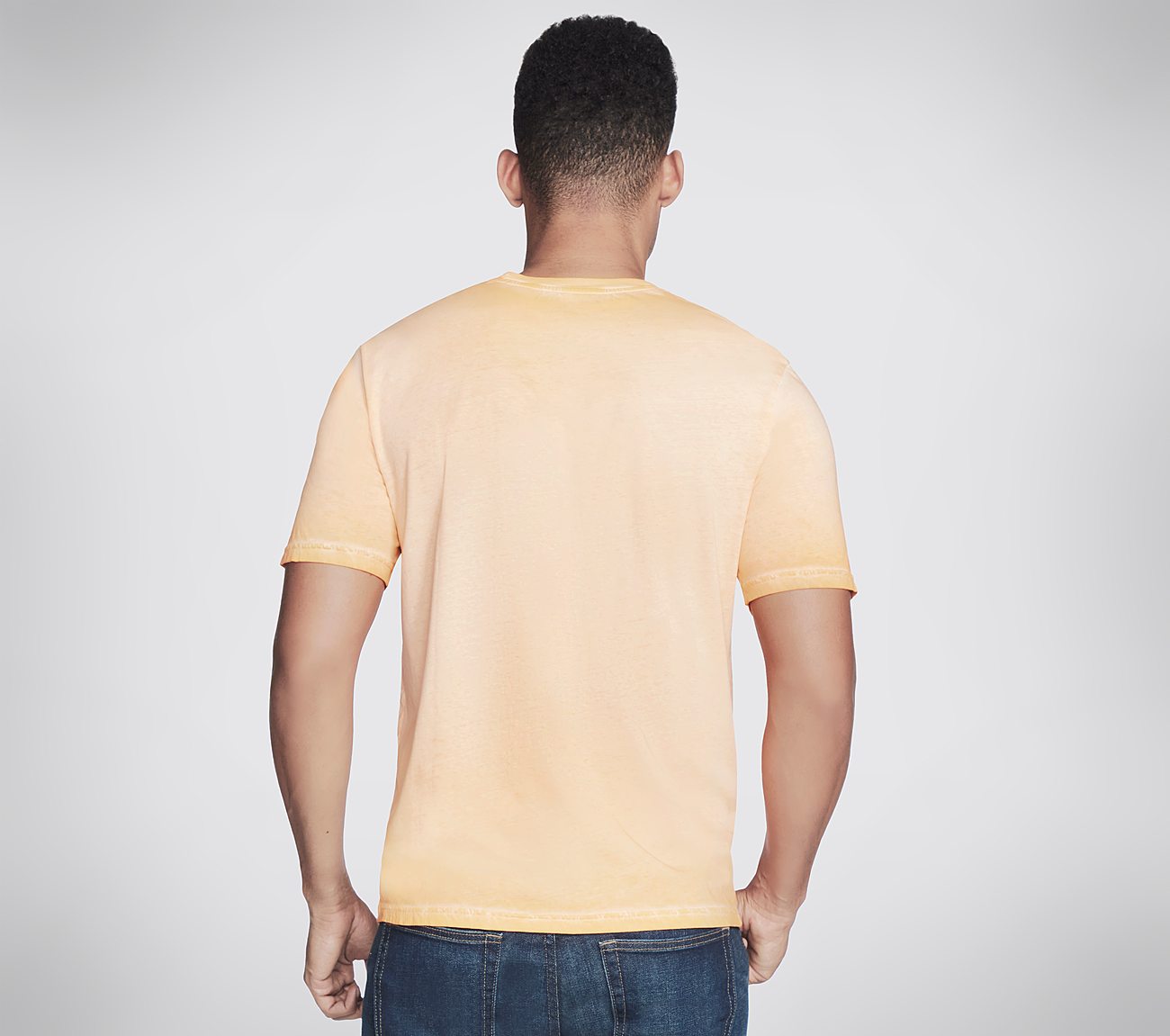 BREAKERS CREW TEE, OORANGE Apparels Top View