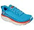 GO RUN MAXROAD 5, BLUE/ORANGE Footwear Lateral View