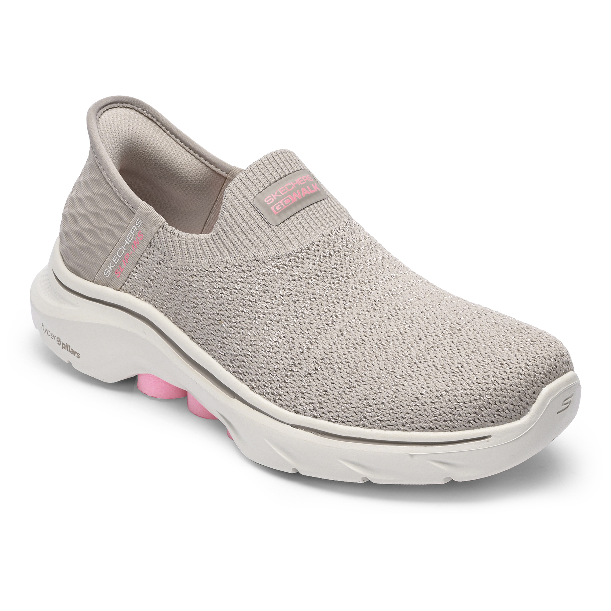 GO WALK 7 - SPRINGTIME, TTAUPE Footwear Right View