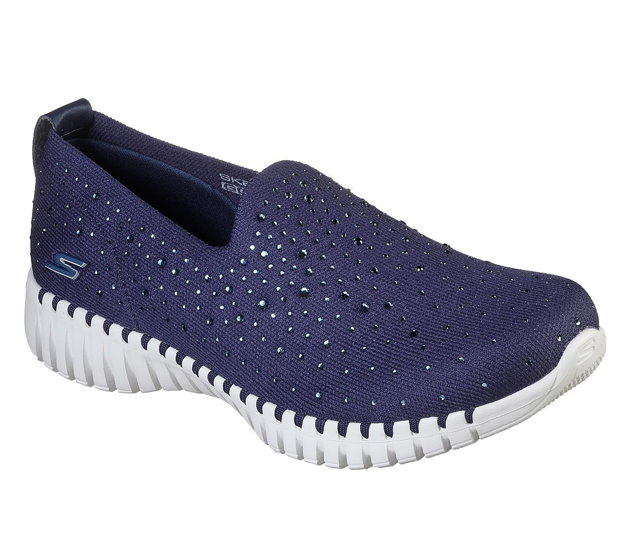 GO WALK SMART - BEDAZZLE, NNNAVY Footwear Top View