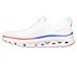 GO RUN GLIDE-STEP FLEX - ZULA, WHITE/MULTI Footwear Left View