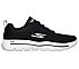 GO WALK EVOLUTION ULTRA-INTER, BLACK/GREEN Footwear Lateral View