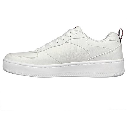 SPORT COURT 92, WHITE/NAVY/RED Footwear Left View