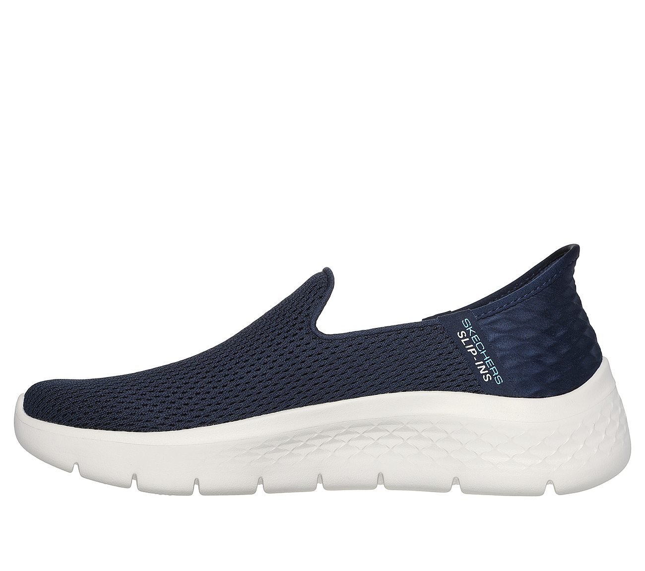 Skechers Navy Go Walk Flex Relis Womens Slip On Shoes - Style ID ...