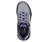 D'LUX JOURNEY - MARIGOLD, CHARCOAL/PURPLE Footwear Top View