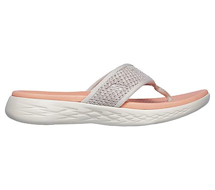 ON-THE-GO 600 - GLOSSY, TAUPE/ORANGE Footwear Right View