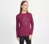 RHINESTONE BURST LS TEE, PINK/RED