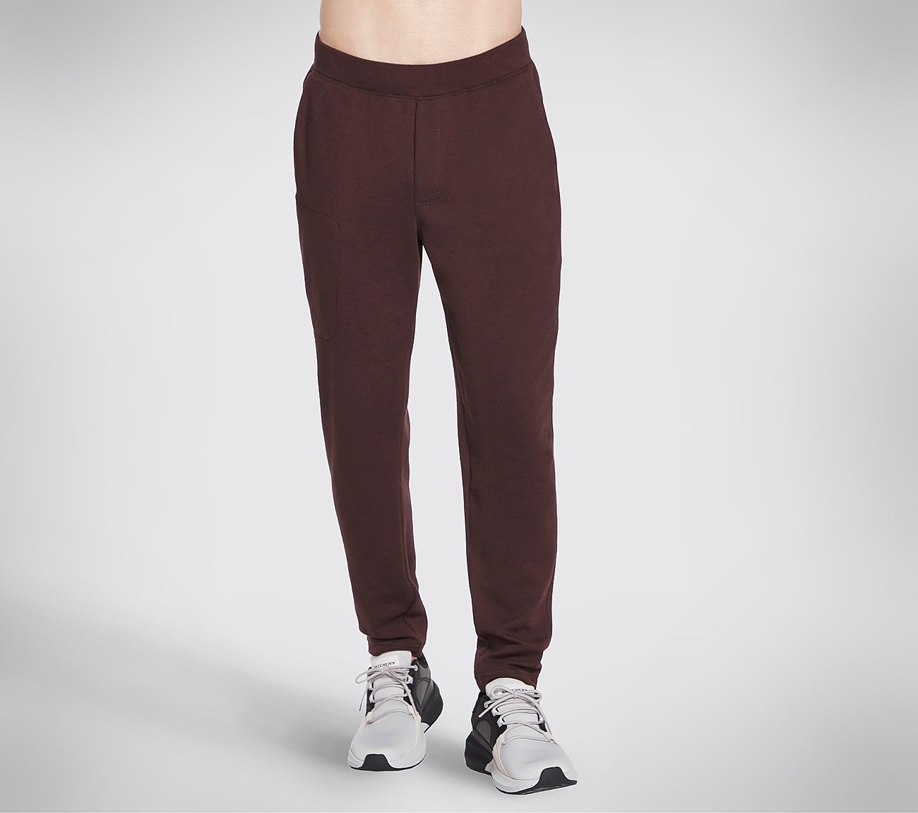 THE GOWALK PANT STROLL, BURGUNDY Apparels Lateral View