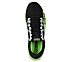 GO RUN RAZOR 3, BLACK/LIME Footwear Top View