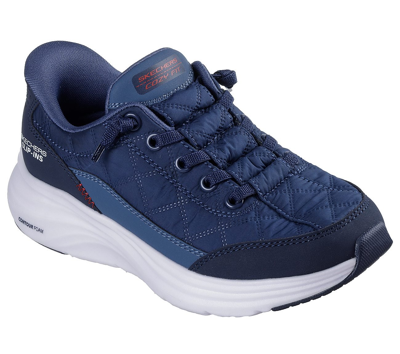 CONTOUR FOAM - COZY FIT, NAVY Footwear Right View