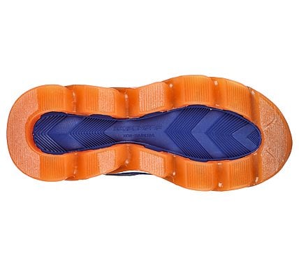 S LIGHTS-MEGA-SURGE, NAVY/ORANGE Footwear Bottom View