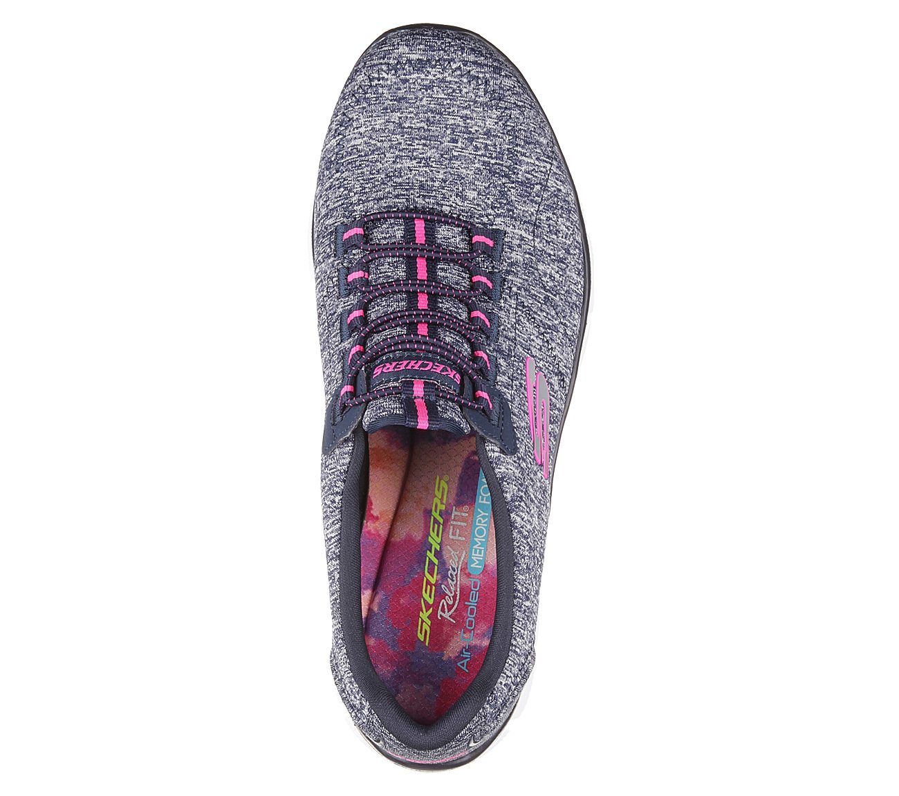 EMPIRE - HEART TO HEART, NAVY/HOT PINK Footwear Top View