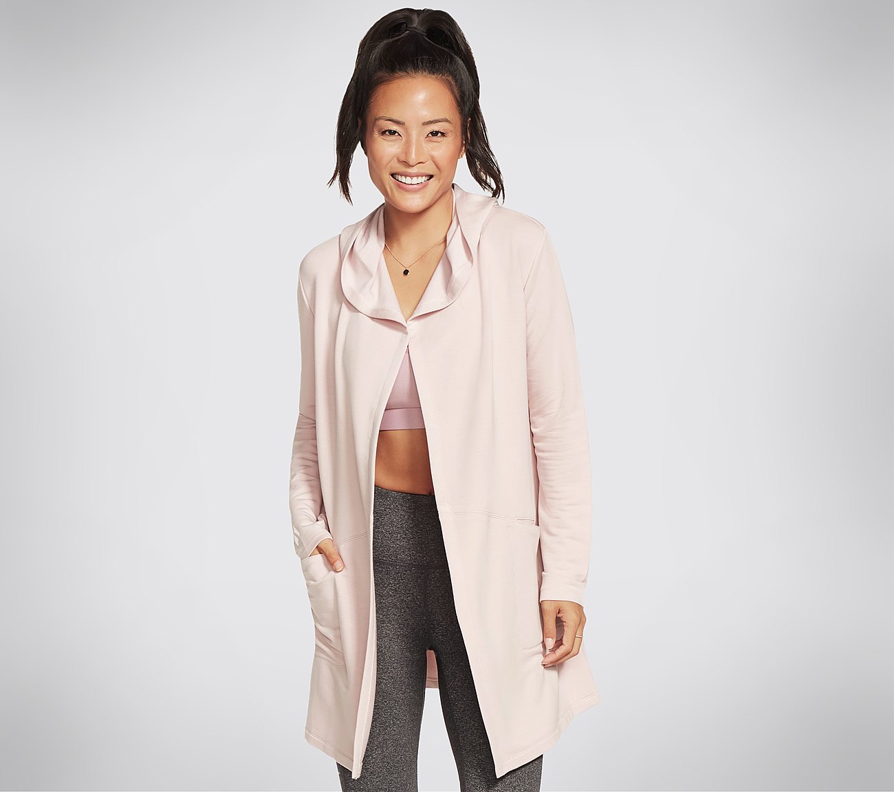 RESTFUL HOODIGAN, LLIGHT PINK Apparels Lateral View