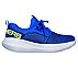 GO RUN FAST - VALOR, BLUE/LIME Footwear Lateral View