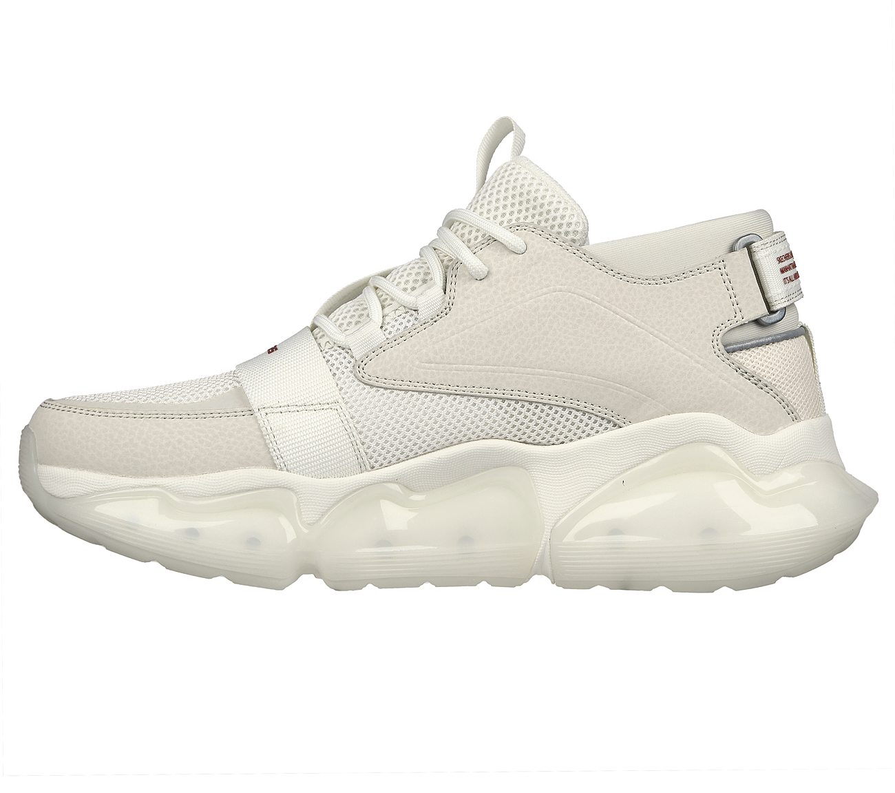 AIR CUSHIONING MEGA, OFF WHITE Footwear Left View