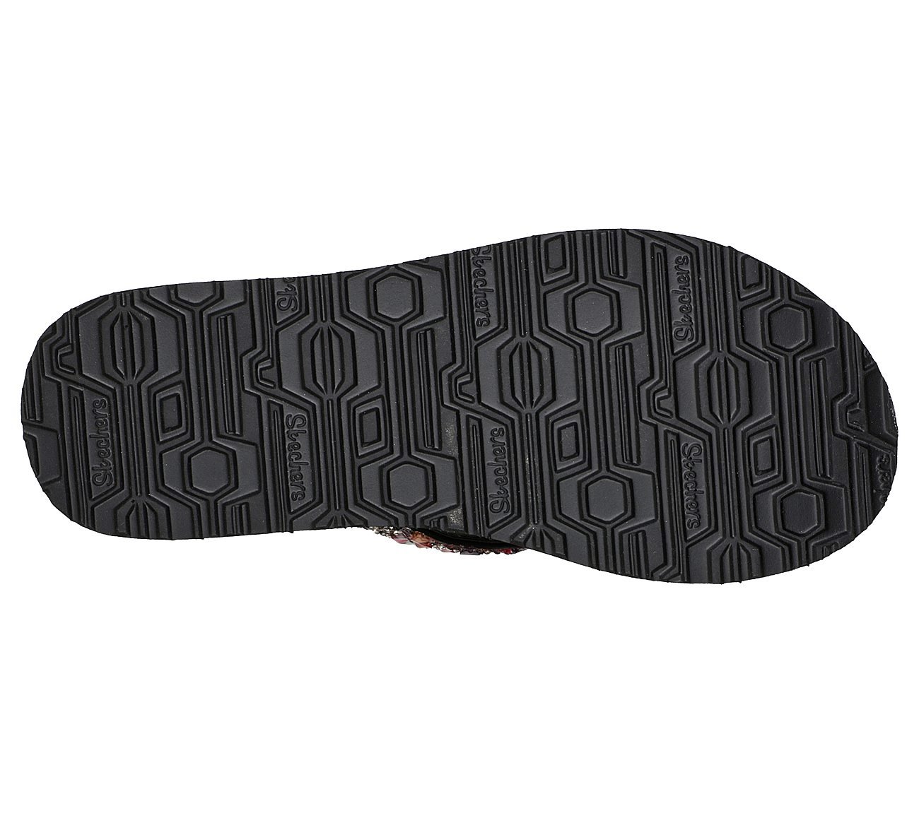 MEDITATION, BLACK/MULTI Footwear Bottom View