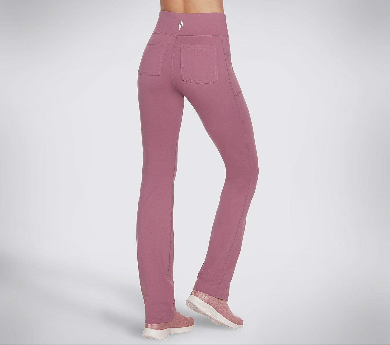 GOWALK PANT JOY, DARK MAUVE Apparel Top View