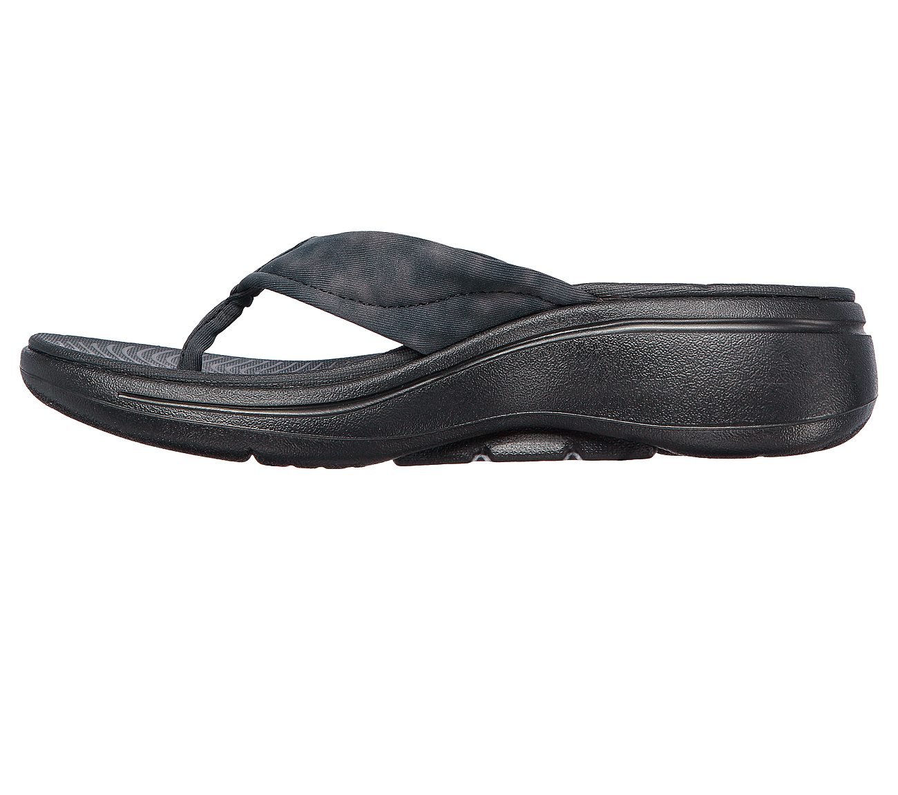 SKECHERS GO WALK ARCH FIT - ASTOUND, BBLACK Footwear Bottom View