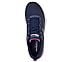 SKECH-AIR DYNAMIGHT-LUMINOSIT, NAVY/PURPLE Footwear Top View