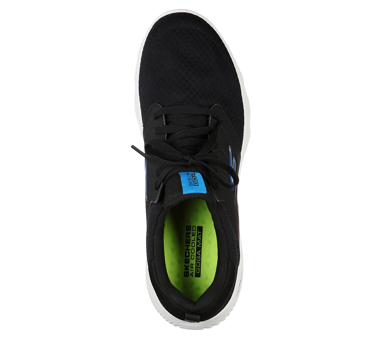GO RUN FOCUS-LIMIT, BLACK/BLUE Footwear Top View
