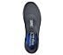 GO WALK 7 - EASY ON 2, CHARCOAL/BLUE Footwear Top View