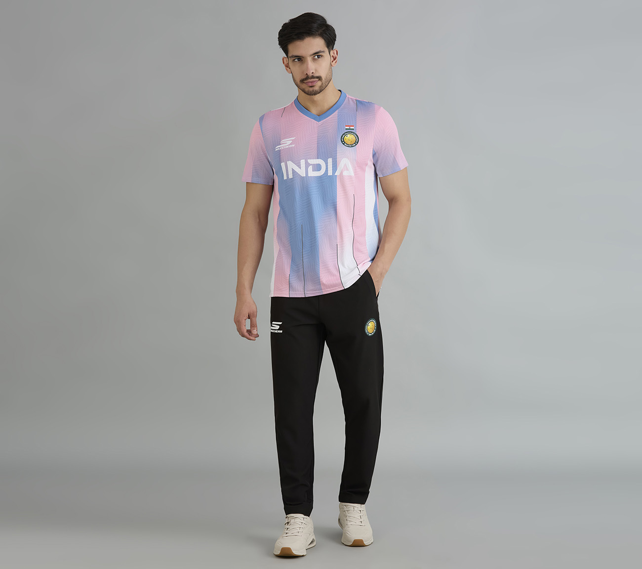 AIPA MENS PLAYER EDITION MATCH JERSEY, SILVER/WHITE/PINK