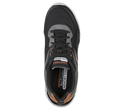 OVERHAUL - BETLEY, BLACK/CHARCOAL Footwear Top View