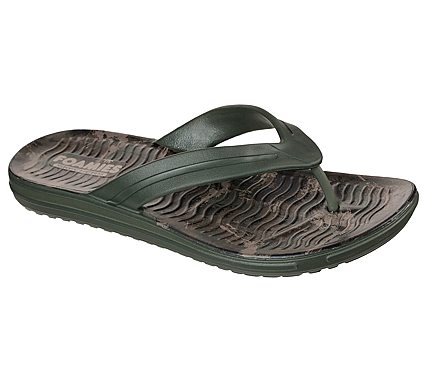 SAND BAR - HIDE OUT, OOLIVE Footwear Lateral View