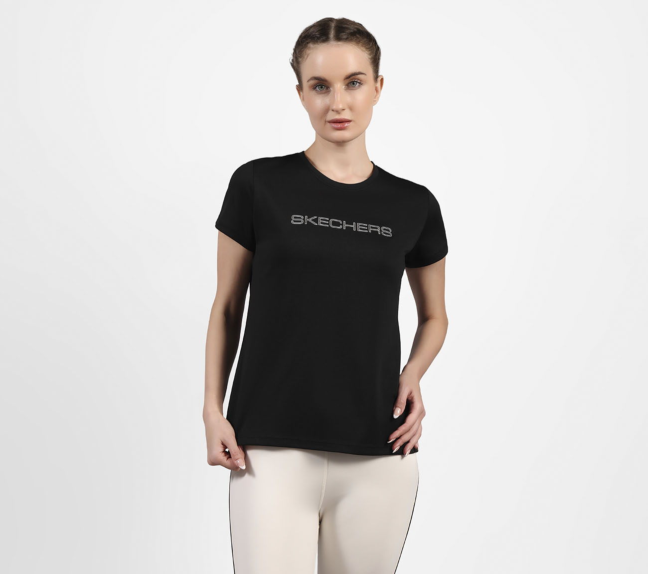 ROUND NECK BRANDED T SHIRT,  Apparels Lateral View