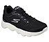 GO WALK MASSAGE FIT, BLACK/WHITE Footwear Right View