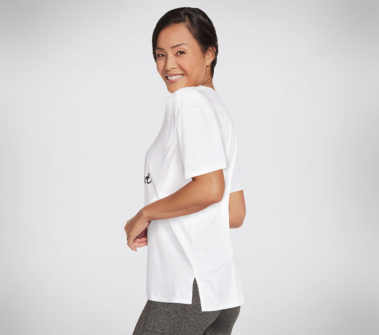 LOVE IS LOVE JGC DIAMOND HEAR, WWWHITE Apparel Bottom View