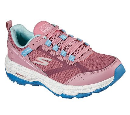 GO RUN TRAIL ALTITUDE-NEW ADV, MAUVE/BLUE Footwear Lateral View